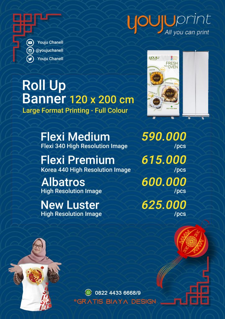 Roll Up Banner 120x200 Imlek
